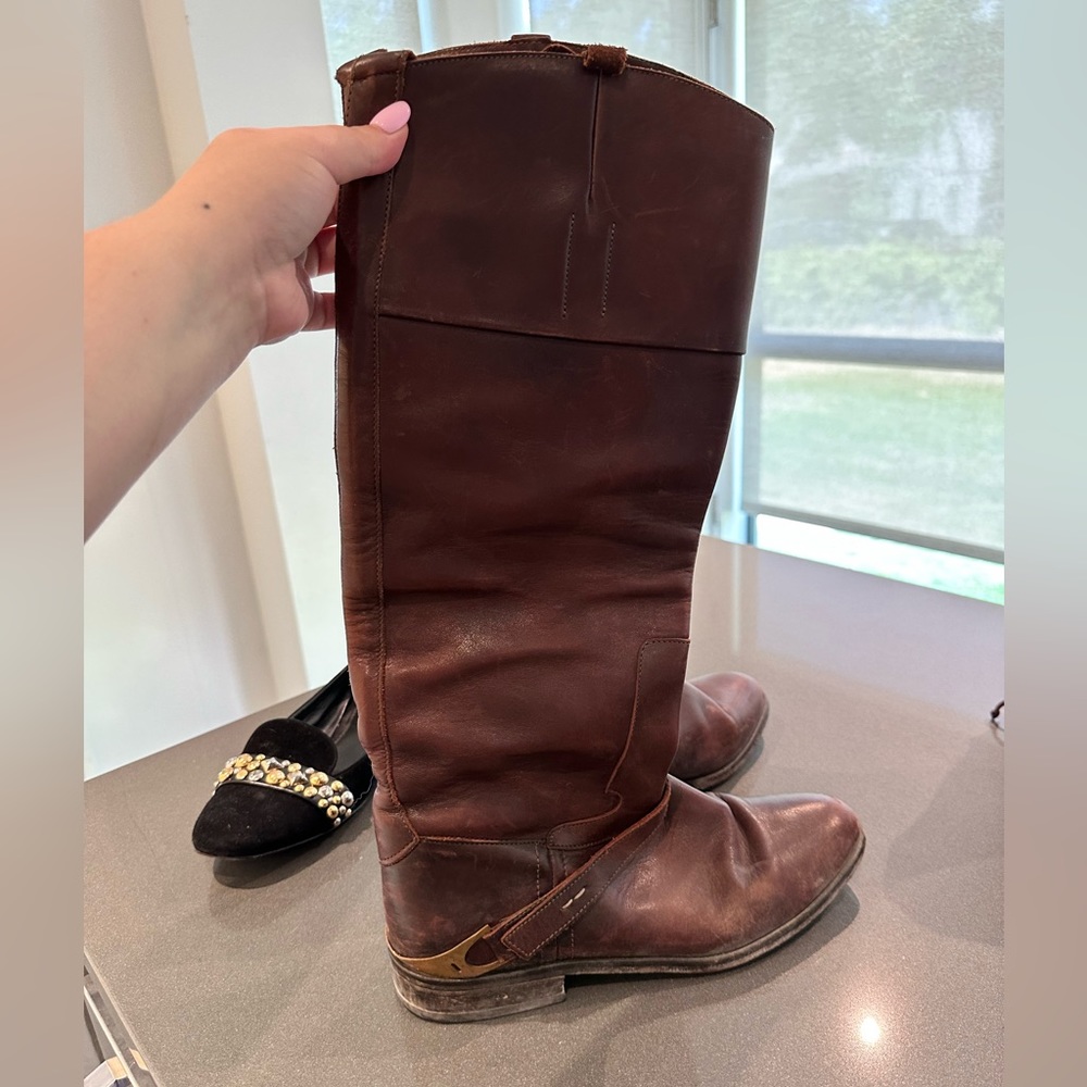 Golden goose riding boots size 40